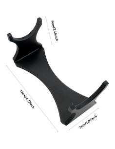 Soporte de Exhibición Acrílico Negro ZZHXSM 12x5x6 cm 2