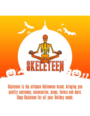 Guantes de disfraz rojos Skeleteen para cosplay - 22.86 cm