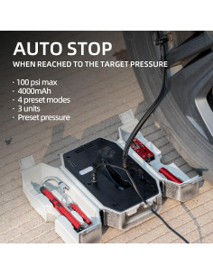 Bomba de Aire Eléctrica YHOU DOOLS 100 PSI con Accesorios 2