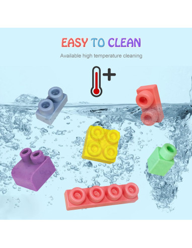 Bloques de Construcción Suaves ROHSCE 20 PCS para Bebés 6 Meses+