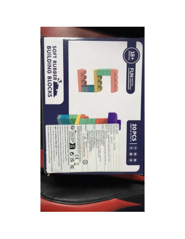 Bloques de Construcción Suaves ROHSCE 20 PCS para Bebés 6 Meses+