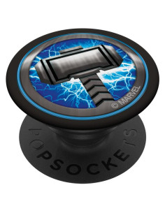 Soporte para Teléfono PopSockets Thor Mjolnir Negro
