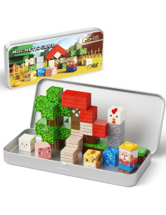 Juguetes de Viaje Magnéticos de Animales de Granja 35PCS 2