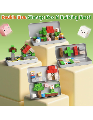 Juguetes de Viaje Magnéticos de Animales de Granja 35PCS