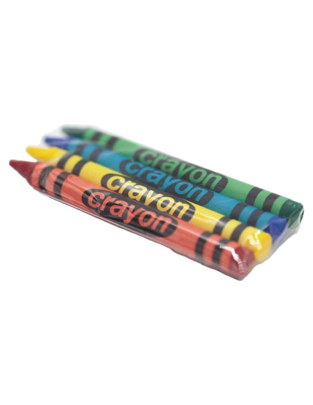 20 Juegos de Crayones Estándar Lucky Art - 80 Unidades No Tóxicos