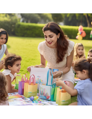 20 Juegos de Crayones Estándar Lucky Art - 80 Unidades No Tóxicos