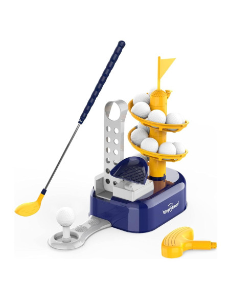Conjunto de Golf para Niños EagleStone con Lanzador Pedal