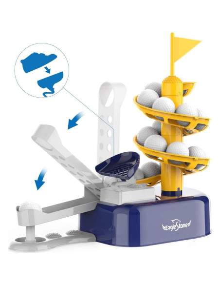 Conjunto de Golf para Niños EagleStone con Lanzador Pedal