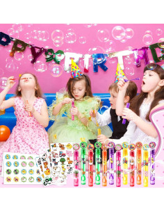 24 Varitas de Burbuja de Animales de Granja - Favor de Fiesta 2