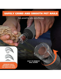 Lima de Uñas Eléctrica Inalámbrica Wahl 3026333 para Perros 2
