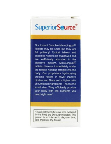 Vitamina K2 MK-7 Superior Source 100 mcg - 60 Tabletas Sublinguales