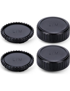 Kit de tapas JJC para cámaras y lentes Leica M - 2 piezas 2