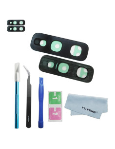 Reemplazo Lente de Cristal Cámara Trasera Negro Samsung S10e