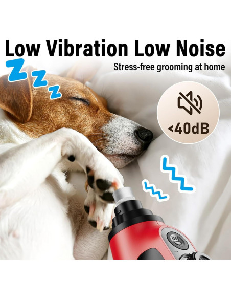 Cortador de Uñas Eléctrico Casfuy N90 con 6 Velocidades y LED