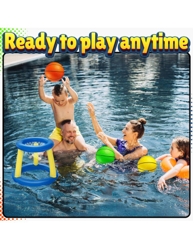 Juego de Mini Baloncesto Bedwina - 5 Balones 15 cm con Bomba