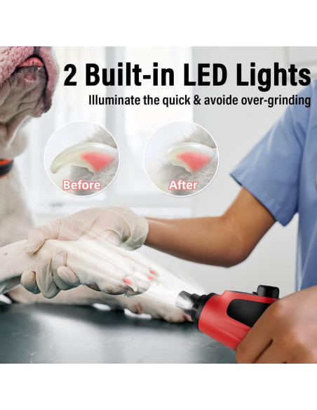 Cortador de Uñas Eléctrico Casfuy N90 con 6 Velocidades y LED