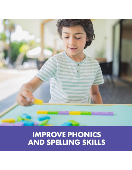 Fichas de Fonética Vocales Cortas Educational Insights - Set 84 Piezas