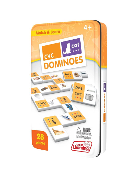 Dominó CVC Junior Learning 28 Piezas en Lata Coleccionista Dominó CVC Junior Learning 28 Piezas en Lata Coleccionista