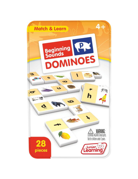 Dominó de Sonidos Iniciales Junior Learning JL492 - 28 Piezas Dominó de Sonidos Iniciales Junior Learning JL492 - 28 Piezas