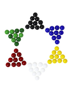 Juego de Canicas de Vidrio 14mm Marbles - 60 Piezas