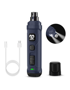 Molinillo de Uñas Eléctrico Casfuy con 2 Luces LED - Silencioso