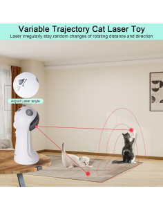 Juguete Interactivo Automático para Gatos TBTeek con Luz y 4 Modos 2