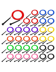 Cuerdas de Salto Ajustables Xinnun 32 Pcs PVC 2.8 m Fitness