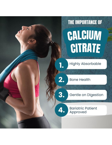 Tabletas de Calcio Shiny Leaf 600 mg con Vitamina D3 - 120 Ct