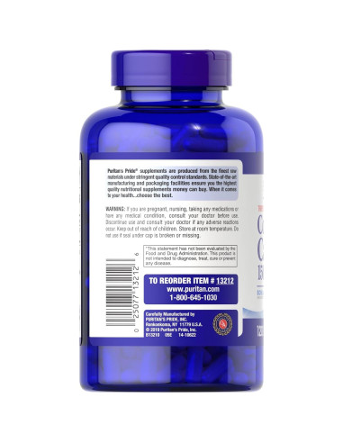 Calcio Coralino Triple Fuerza Puritan's Pride 1500mg 120 Cápsulas