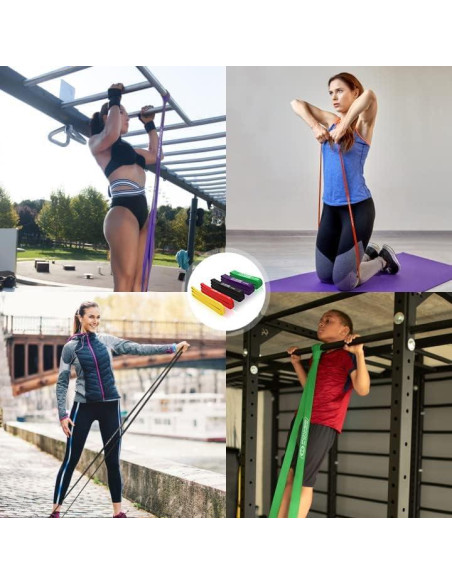 Bandas de Resistencia POWER GUIDANCE - Conjunto de 5 Niveles