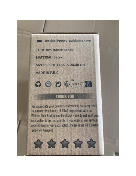 Bandas de Resistencia POWER GUIDANCE - Conjunto de 5 Niveles