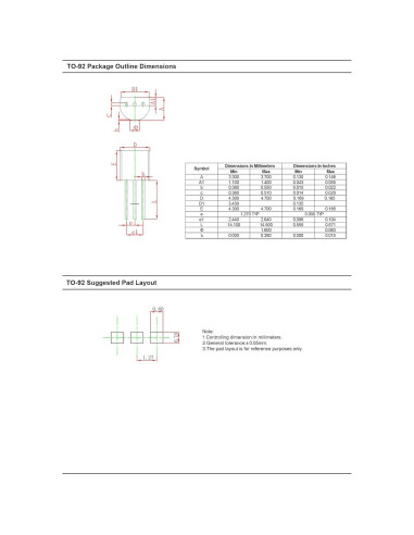 Transistor NPN Chanzon BC547B TO-92 100 Piezas 0.625W