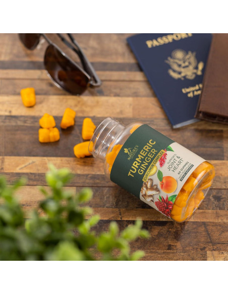 Gomitas de Cúrcuma Curcumina y Jengibre - 60 Unidades Gomitas de Cúrcuma Curcumina y Jengibre - 60 Unidades