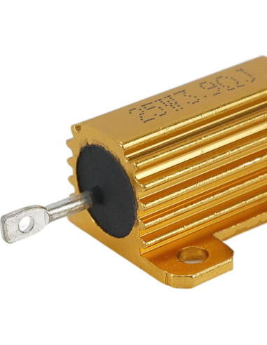 Resistores de 25W 3.9 Ohm Tsnamay Aluminio 5 Pcs