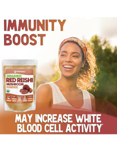 Polvo de Hongo Reishi Rojo Orgánico XPRS Nutra 113.4g 2