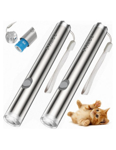 Juguetes Interactivos para Gatos FYNIGO 2 Pcs con Batería AA