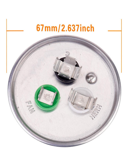 Capacitor CBB65B 70/7.5 uF 370V/450V HUAREW para Aire Acondicionado