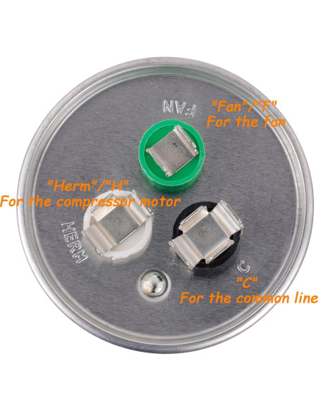 Capacitor CBB65B 70/7.5 uF 370V/450V HUAREW para Aire Acondicionado