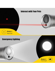 Juguetes Interactivos para Gatos FYNIGO 2 Pcs con Batería AA 2