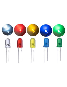 Kit de 50 Diodos LED Coloridos 5mm California JOS