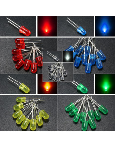 Kit de 50 Diodos LED Coloridos 5mm California JOS 2