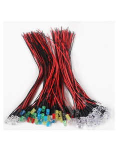 120 Diodos LED 12V Preconectados Diitao - Colores Variados