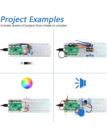 Kit de Inicio Freenove para Raspberry Pi Pico - 142 Artículos