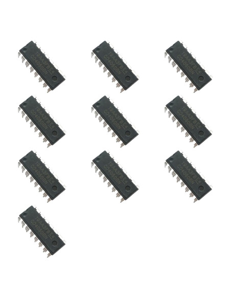 10 Piezas CD4060BE Contador Binario Oscilador DIP-16 12MHz