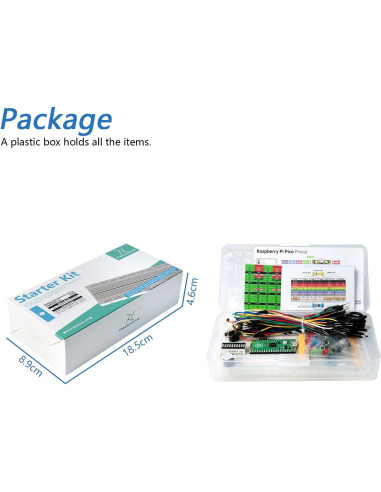 Kit de Inicio Freenove para Raspberry Pi Pico - 142 Artículos