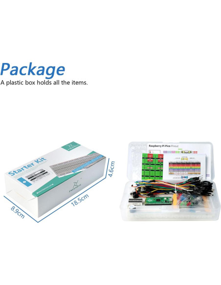 Kit de Inicio Freenove para Raspberry Pi Pico - 142 Artículos