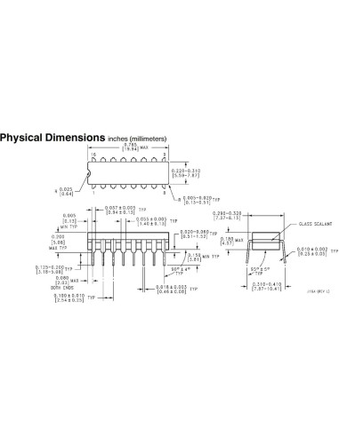10 Piezas CD4060BE Contador Binario Oscilador DIP-16 12MHz