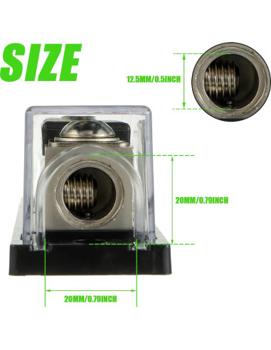 Soporte de Fusible ANL SIGANDG 150A para Audio