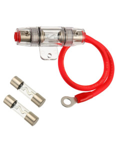 Soporte de Fusible AGU SIGANDG 60A con Cable de Cobre 1ft