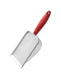 Cuchara de Arena para Gatos HLMOptimo Acero Inoxidable 3.8mm